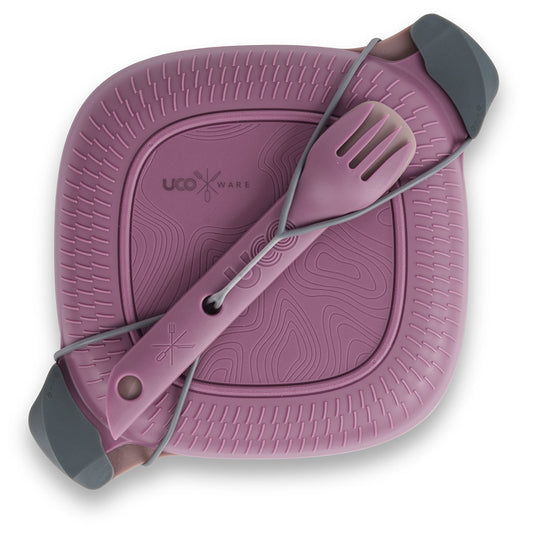 UCO ECO 5 Piece Crockery Mess Kit - Plum Purple