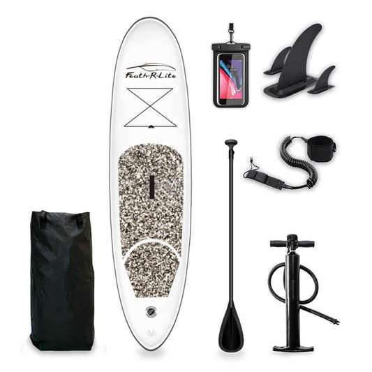 Funwater Camouflage Grey 10'6 Inflatable Paddle Board SUP Package