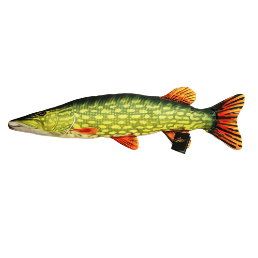 Gaby Fish Pillows Medium Pike Freshwater Fish Pillow Cushion - 80cm