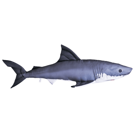 Gaby Fish Pillows Small Great White Shark Saltwater Fish Pillow Cushion - 53cm