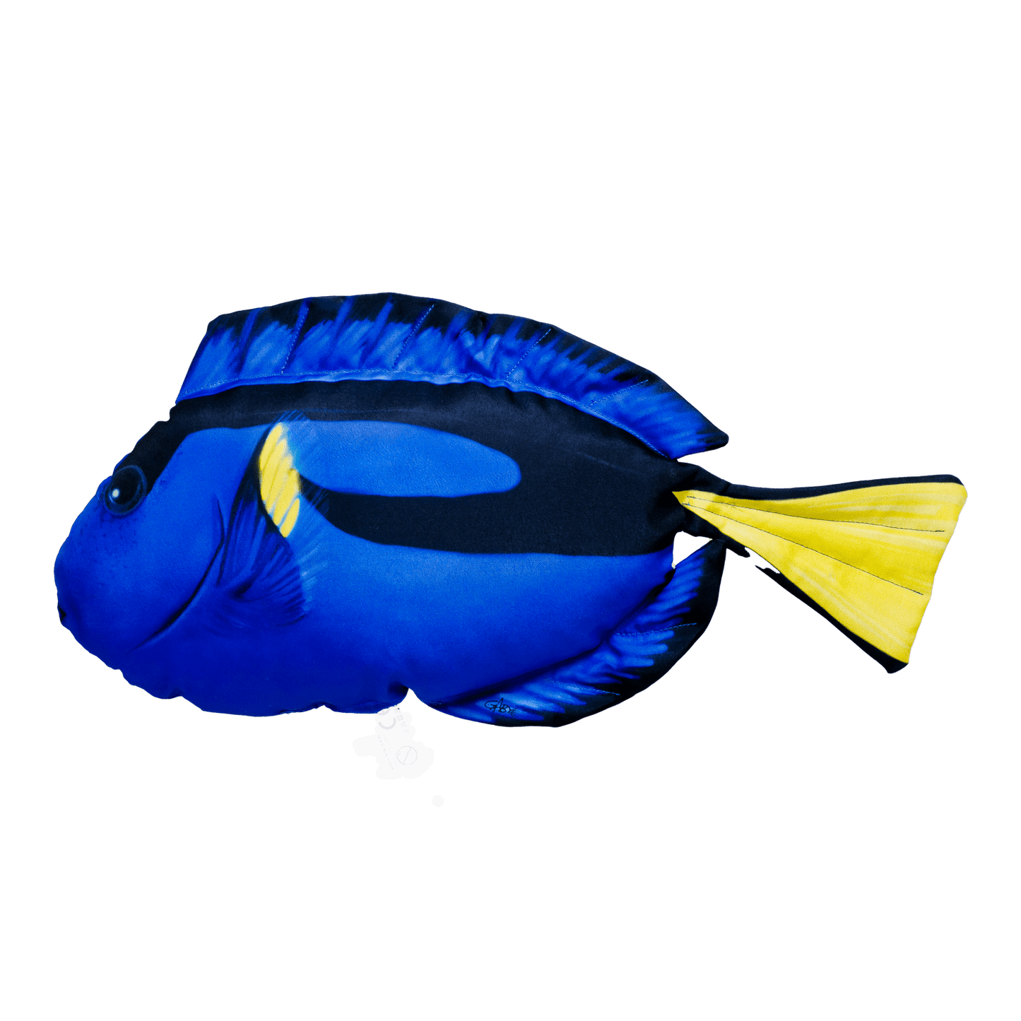 Gaby Fish Pillows Mini Regal Tang Tropical Saltwater Fish Pillow Cushion - 32cm
