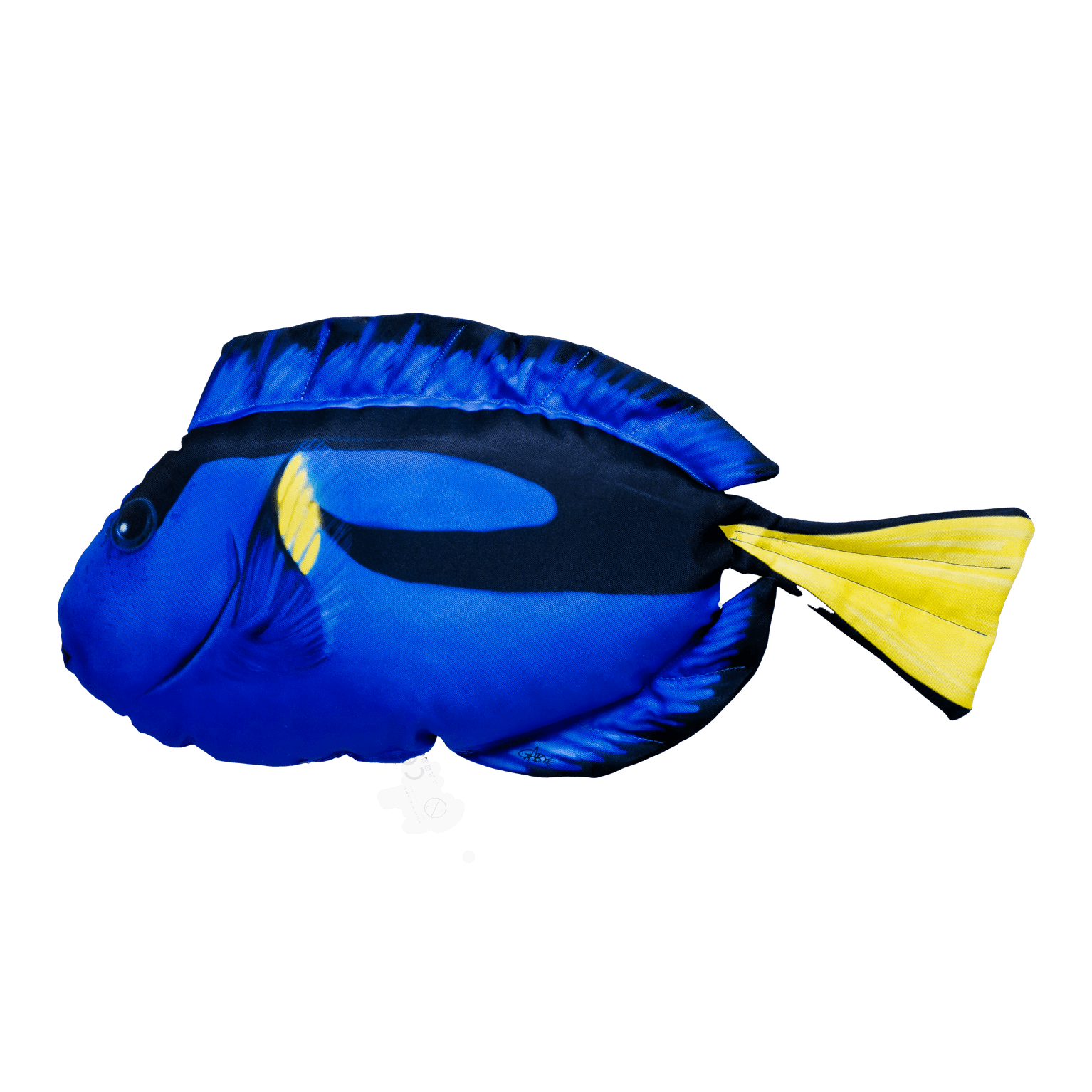 Gaby Fish Pillows Mini Regal Tang Tropical Saltwater Fish Pillow Cushion - 32cm