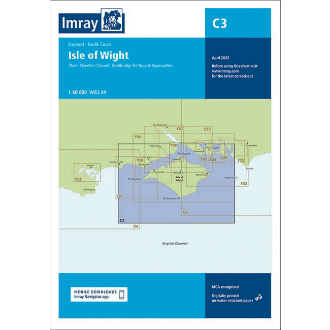 Imray Chart C3 - Isle Of Wight