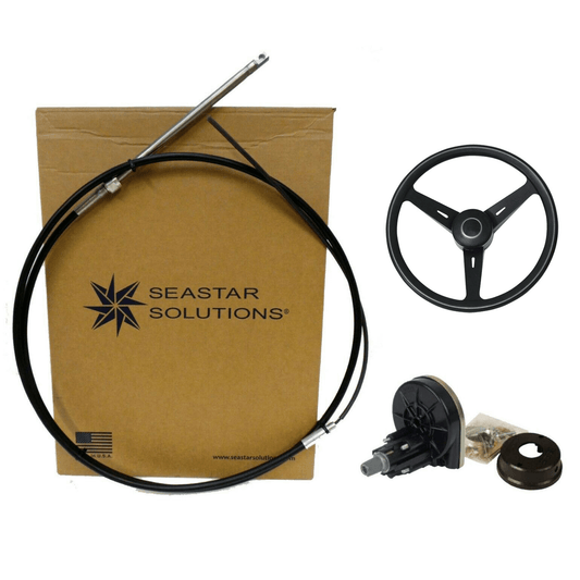 Teleflex Seastar 7ft Light Duty Steering Kit With Steering Wheel - Up to 53HP