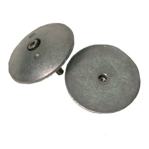 Pair of Aluminium Flange Anodes - 72mm