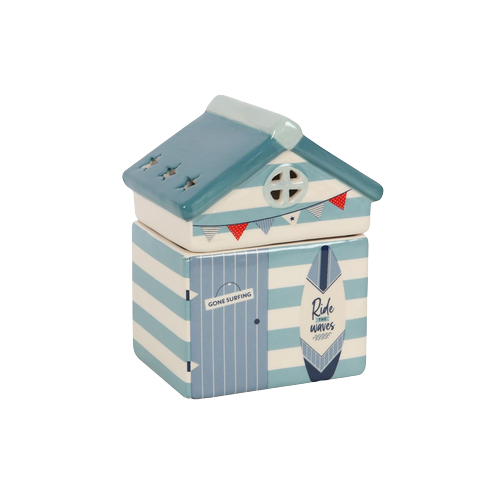 Beach Hut Oil Burner H48cm x W30cm x D9cm