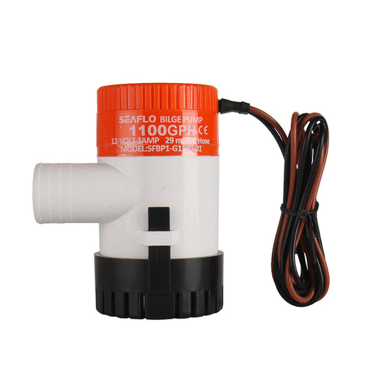 SEAFLO Bilge Pump 1100GPH Non-Automatic Manual 01 Series - 12v