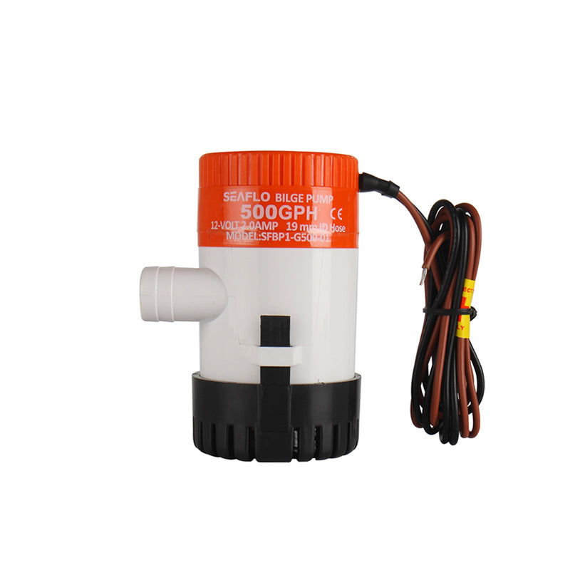 SEAFLO Bilge Pump 500GPH Non-Automatic Manual 01 Series - 12v