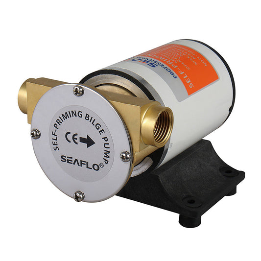 SEAFLO Self Priming Impeller Bilge Pump 30.0LPM / 8.0GPM - 12v