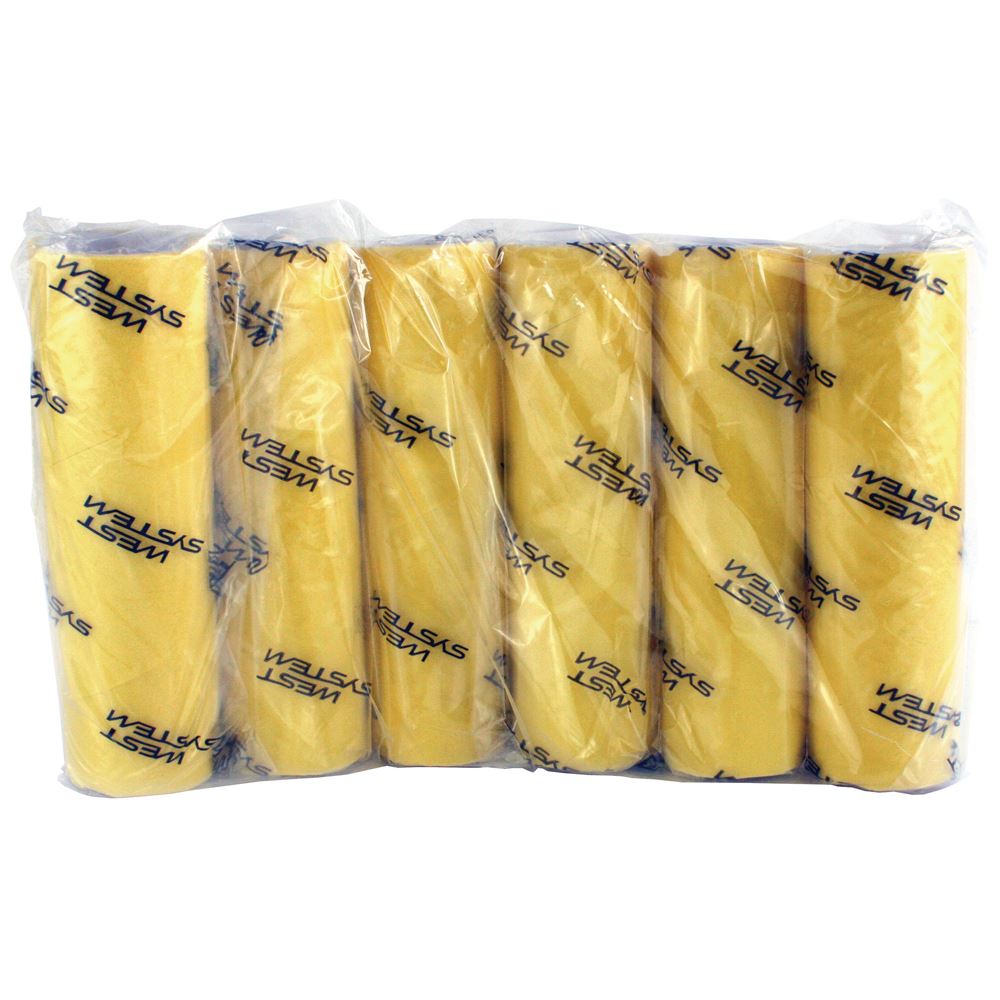 West System 7" Foam Roller Covers - Pack of 6