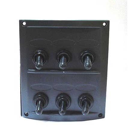 Splash Proof 6 Gang Switch Panel