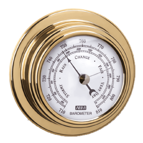 Barometer 70mm Face Brass