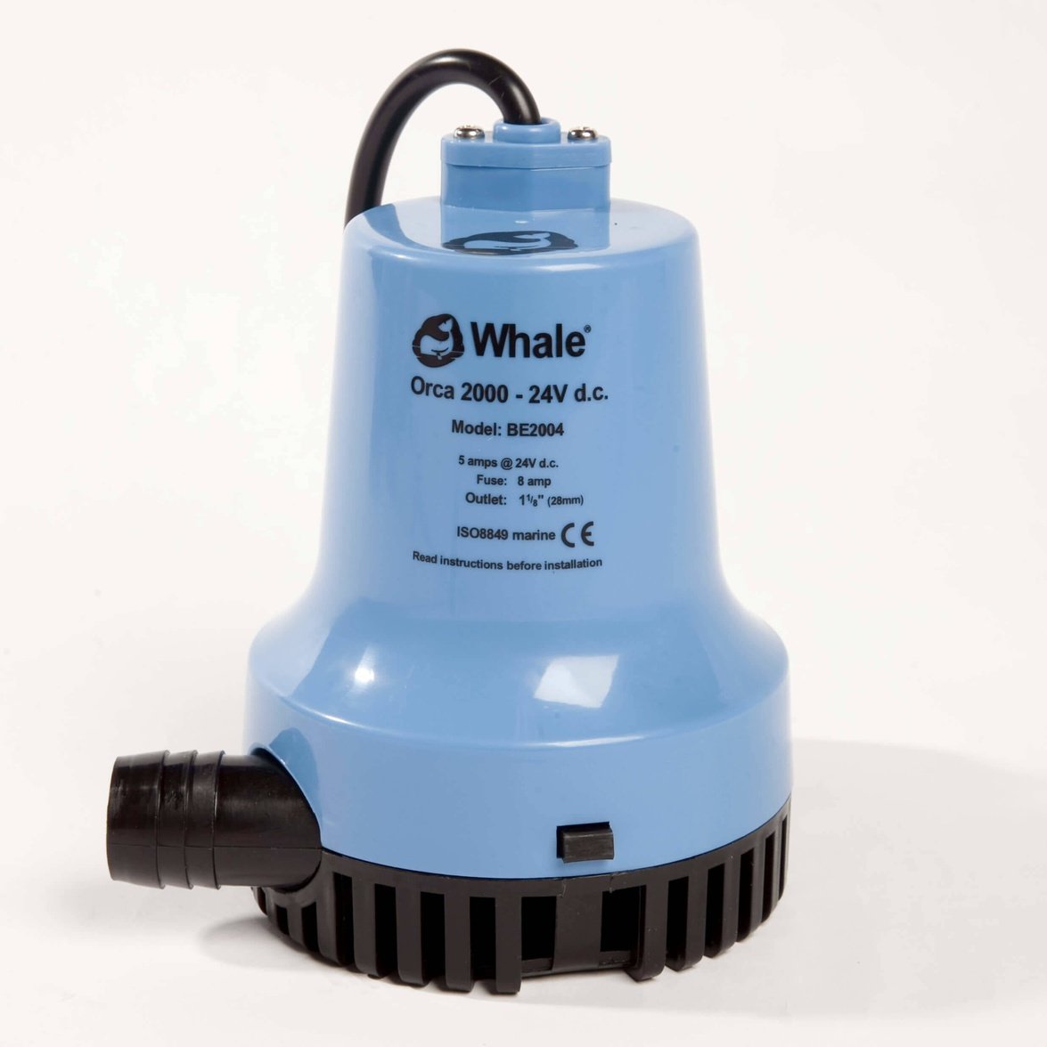 Orca High Bilge Pump 2000 GPH - 24V