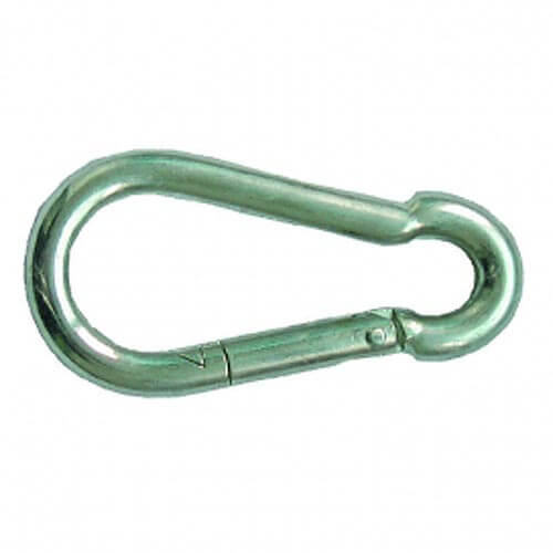 Galvanised 4mm Carbine Hook