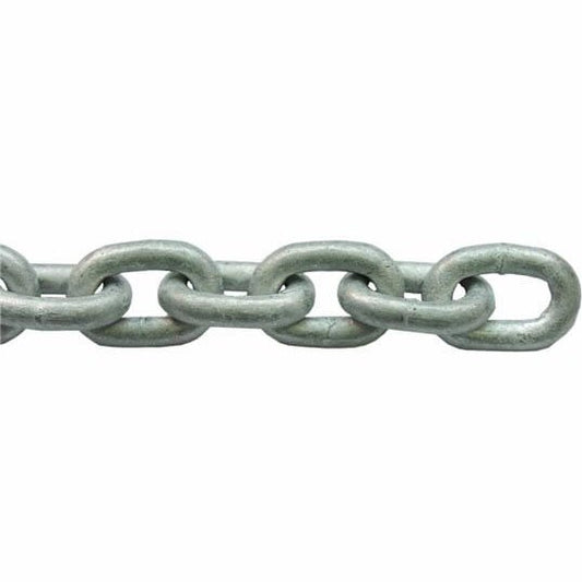 6mm Calibrated Hot Dipped Galvanised Chain - 30 Mtr