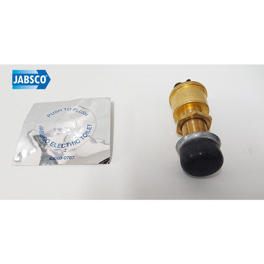 Jabsco Toilet Flush Push Button - 12 / 24v