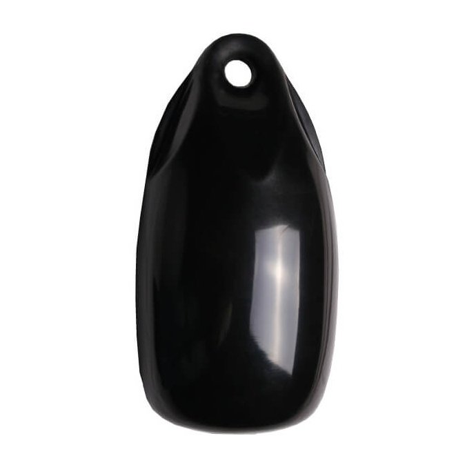 Majoni Dumpy Single Eye Boat Fender Size Large Black - Inflated