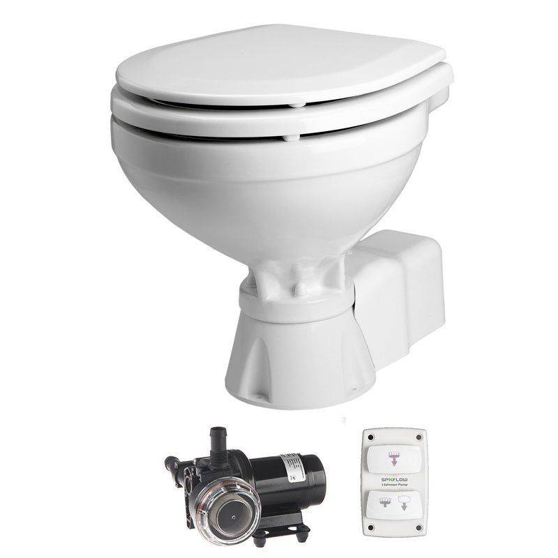 Johnson Aqua-T Electric Compact Toilet - 12v