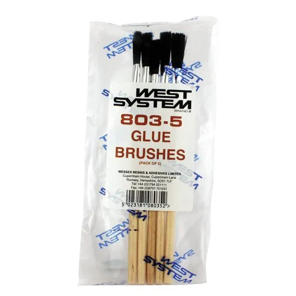 West System Glue Brushes - 5 Pack