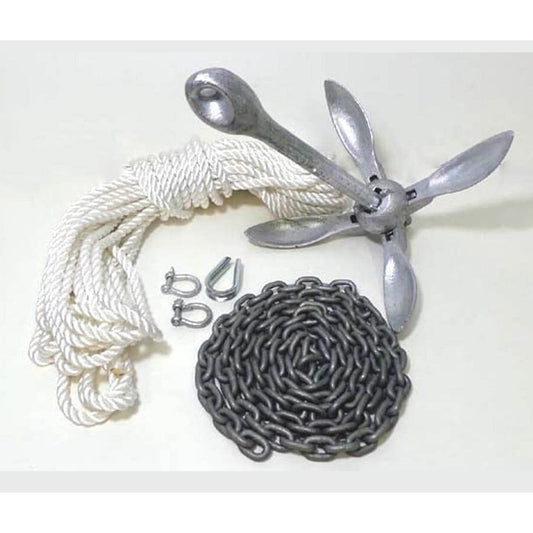 Grapnel Galvanised Steel Standard Anchor Kit - 1.5 KG