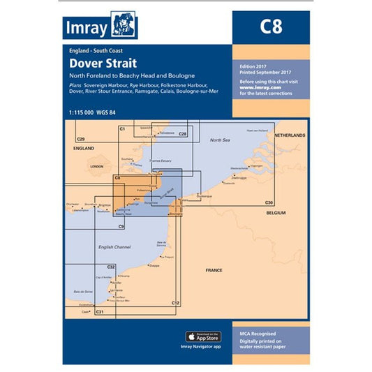 Imray Chart C8 - Dover Strait