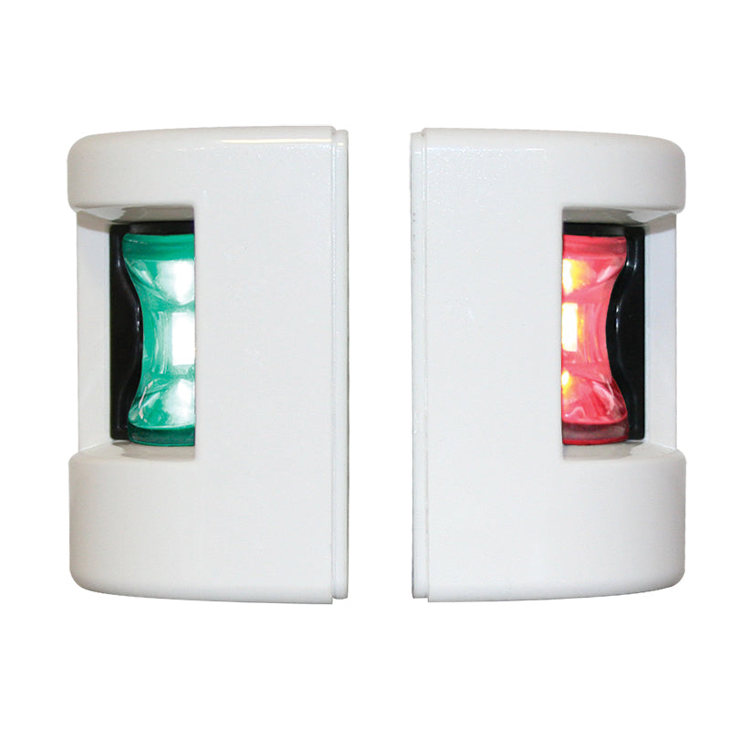 Lalizas FOS LED 12 Navigation Light Port & Starboard Vertical Mount White Housing