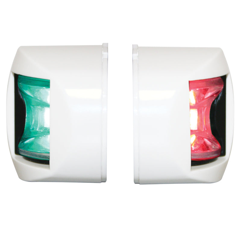 Lalizas FOS LED 12 Navigation Light Port & Starboard Side Mount White Housing