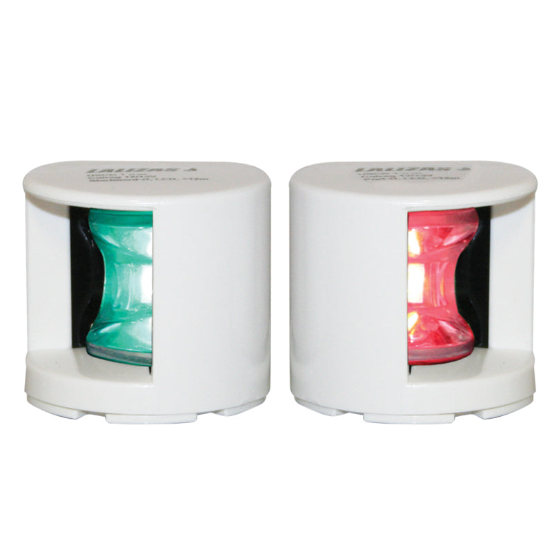 Lalizas FOS LED 12 Navigation Light Port & Starboard Deck Mount White Housing