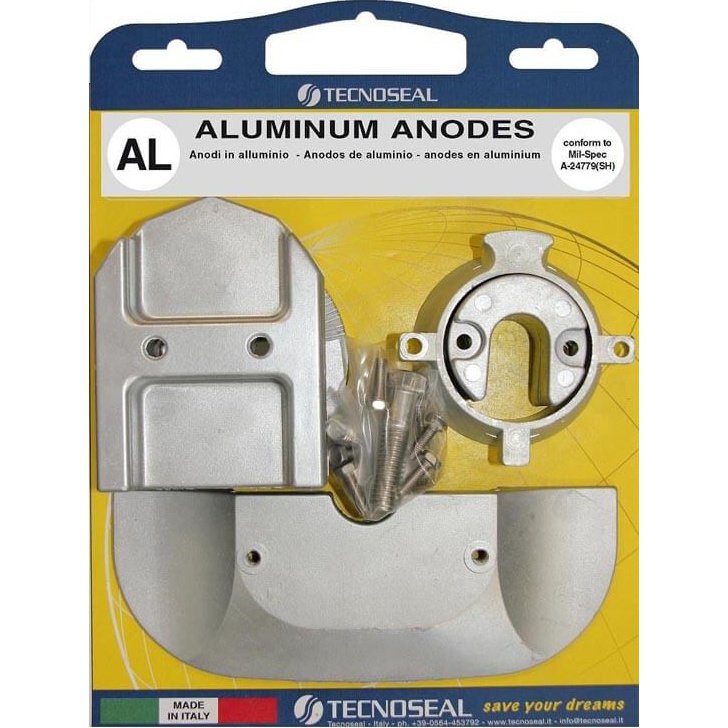 Tecnoseal Aluminium Anode Kit For Mercury Mercruiser Alpha One Generation II Sterndrive