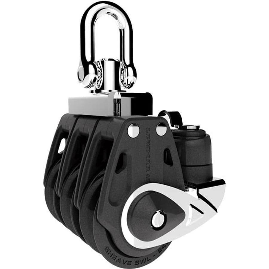 Lewmar 30mm Synchro Control Block 8mm - Triple With Cam Cleat