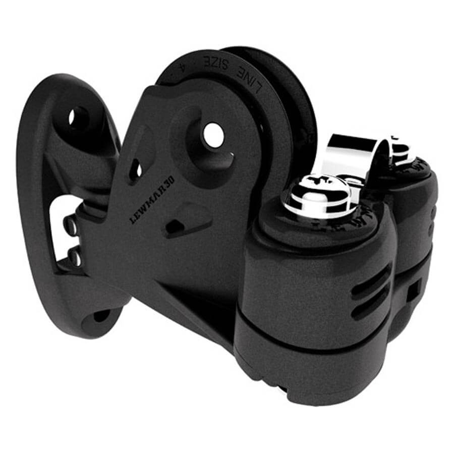 Lewmar 30mm Synchro Control Block 8mm - Pivoting Exit Block – Marine Scene