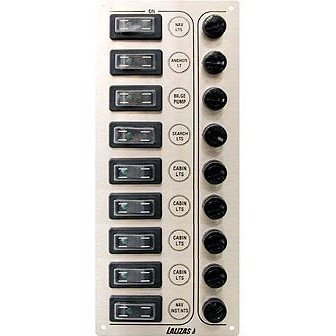 SP9 Ultra Stainless Steel Waterproof 9 Gang Switch Panel