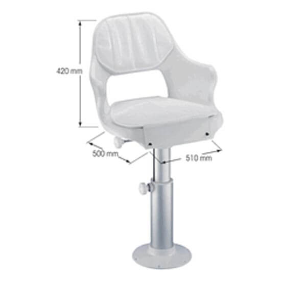 Plastimo Captain Seat With Pedestal And Cushion set