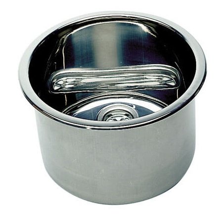 Large Round Stainless Steel Dental / Marine Sink