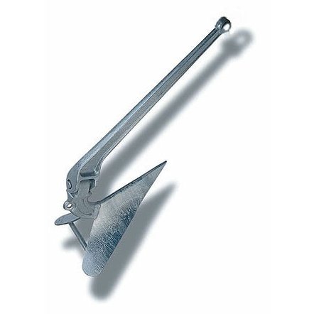 Galvanised Steel Plough Anchor - 7 KG