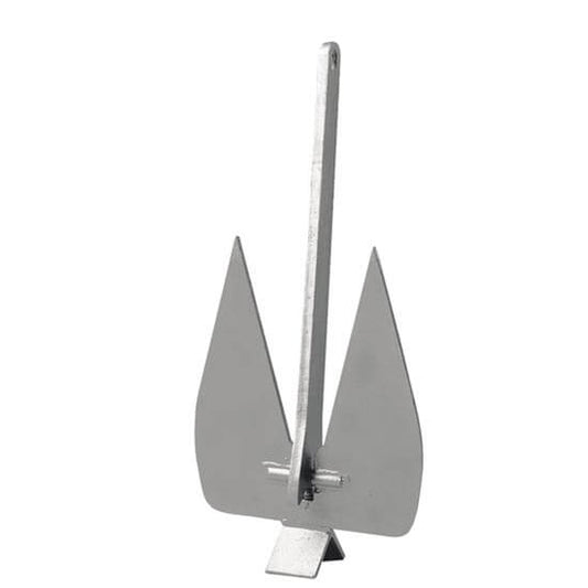 Plastimo Britany Galvanised Steel Flat Anchor - 20 KG