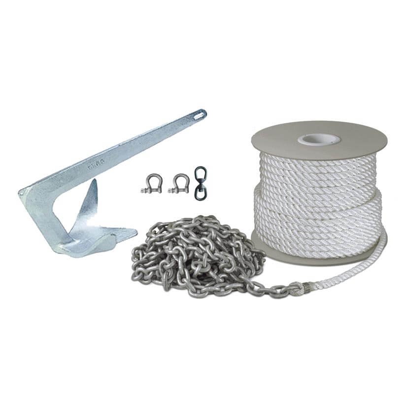 Claw Bruce Style Galvanised Steel Pre-Spliced Anchor Kit - 10 KG