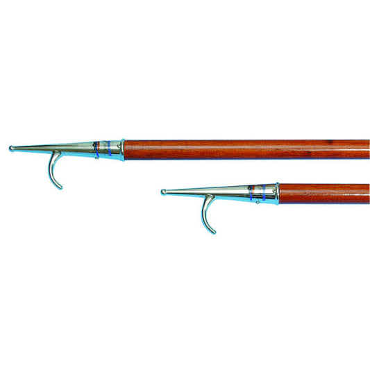 Wooden Handle Boat Hook With Chrome Hook - 180cm