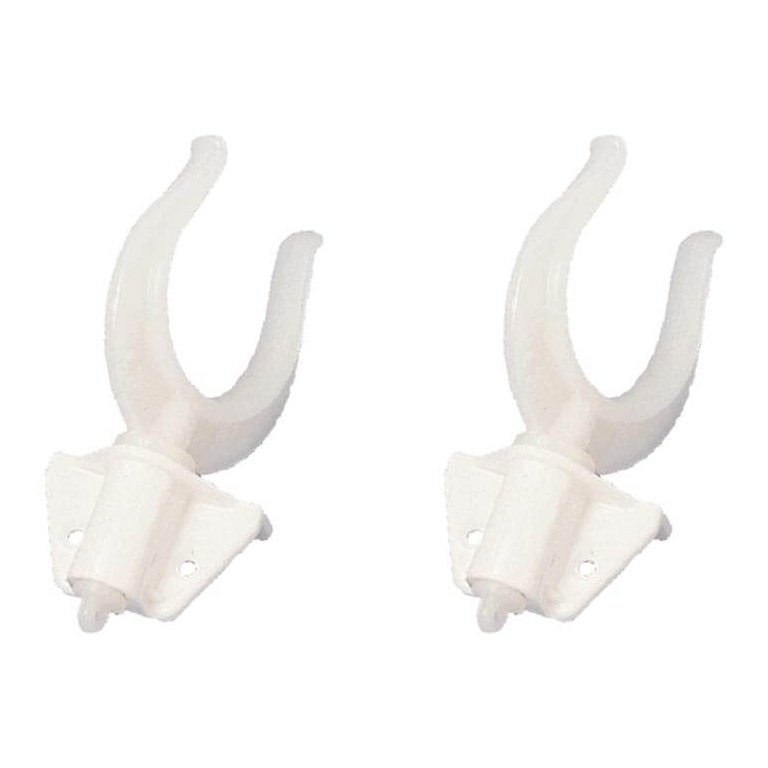 RWO White Plastic Side Mount Rowlocks