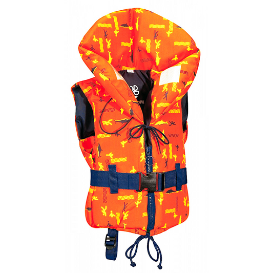 Marinepool Freedom 100N Children's Foam Fish Print Lifejacket - 5 - 10 KG