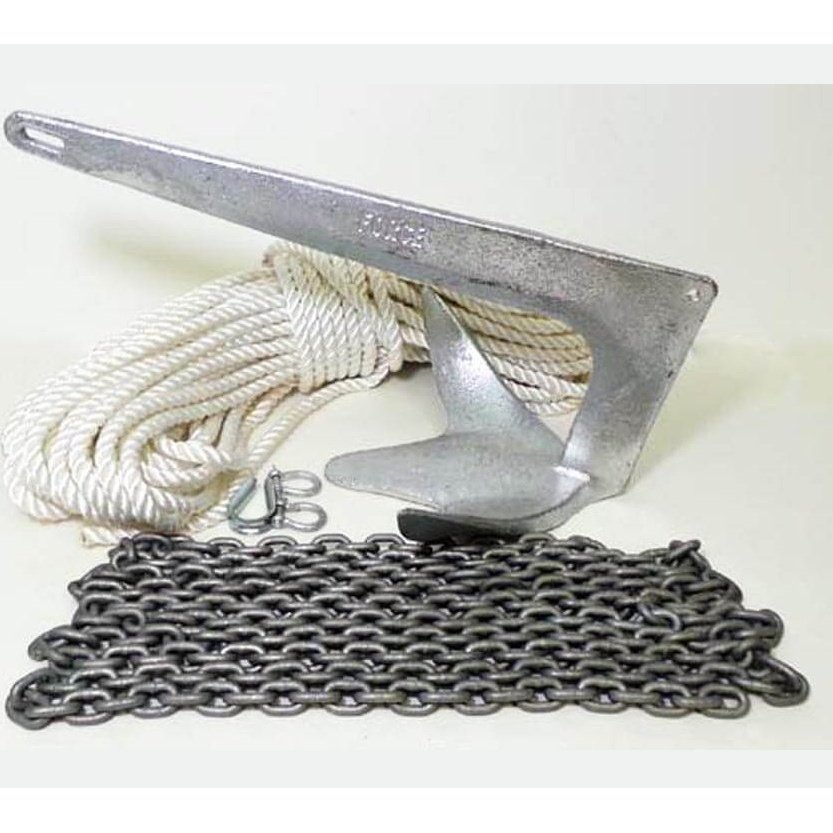 Claw Bruce Style Galvanised Steel Standard Anchor Kit - 15 KG