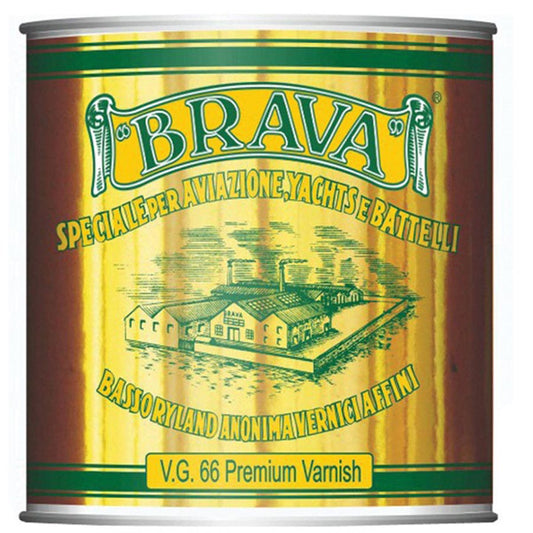 Brava VG66 Premium Gloss Yacht Varnish - 1 Litre